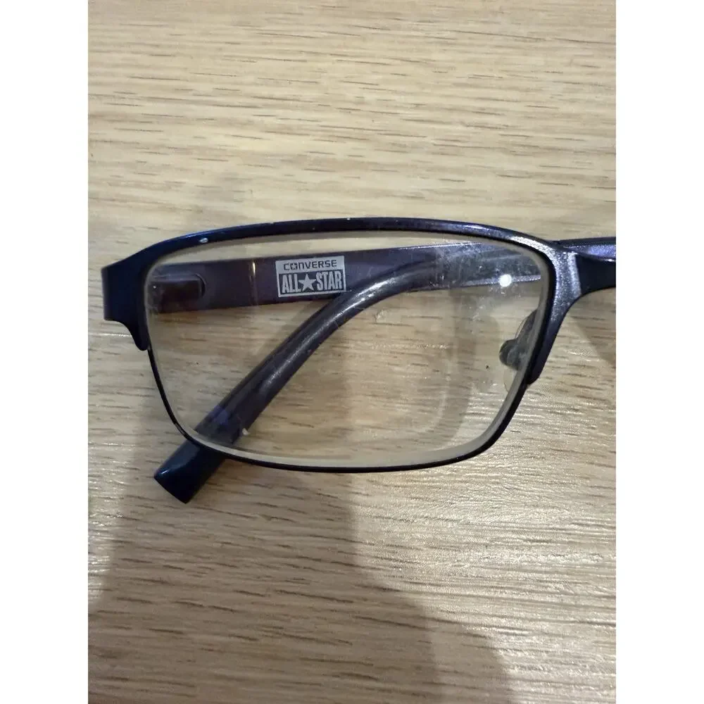 CONVERSE EYEWEAR K100 NAVY BLUE 49-16-130 BLUE FLEX HINGE EYEGLASSES